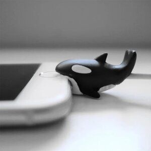 New Orca Killer Whale Cable Cord Bite Protector